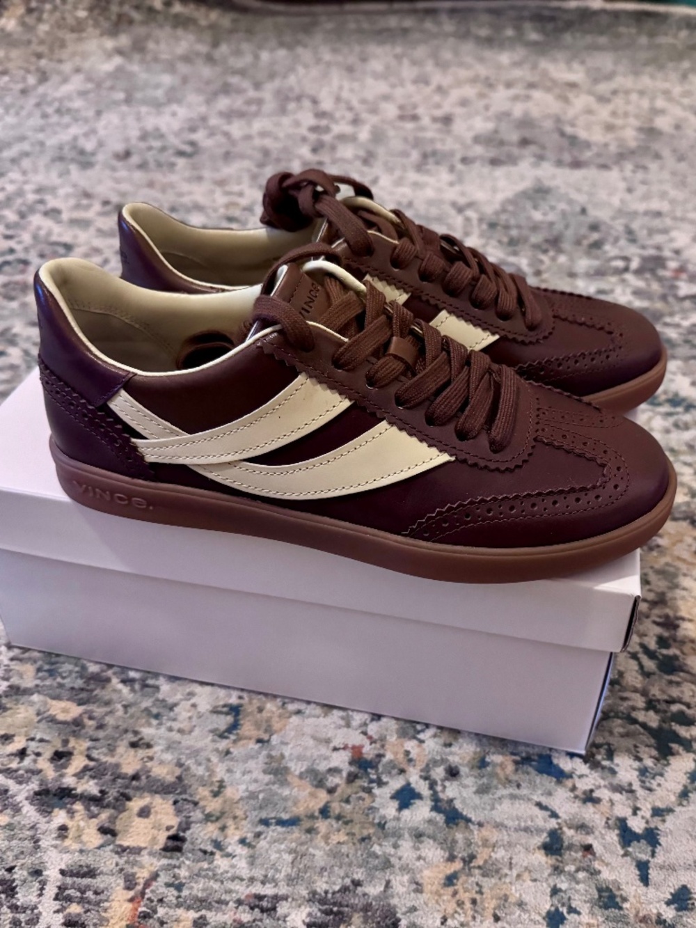 Vince Leather Sneakers Size 36